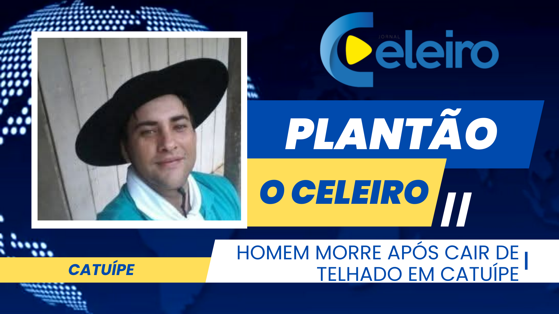Homem morre após cair de telhado em Catuípe